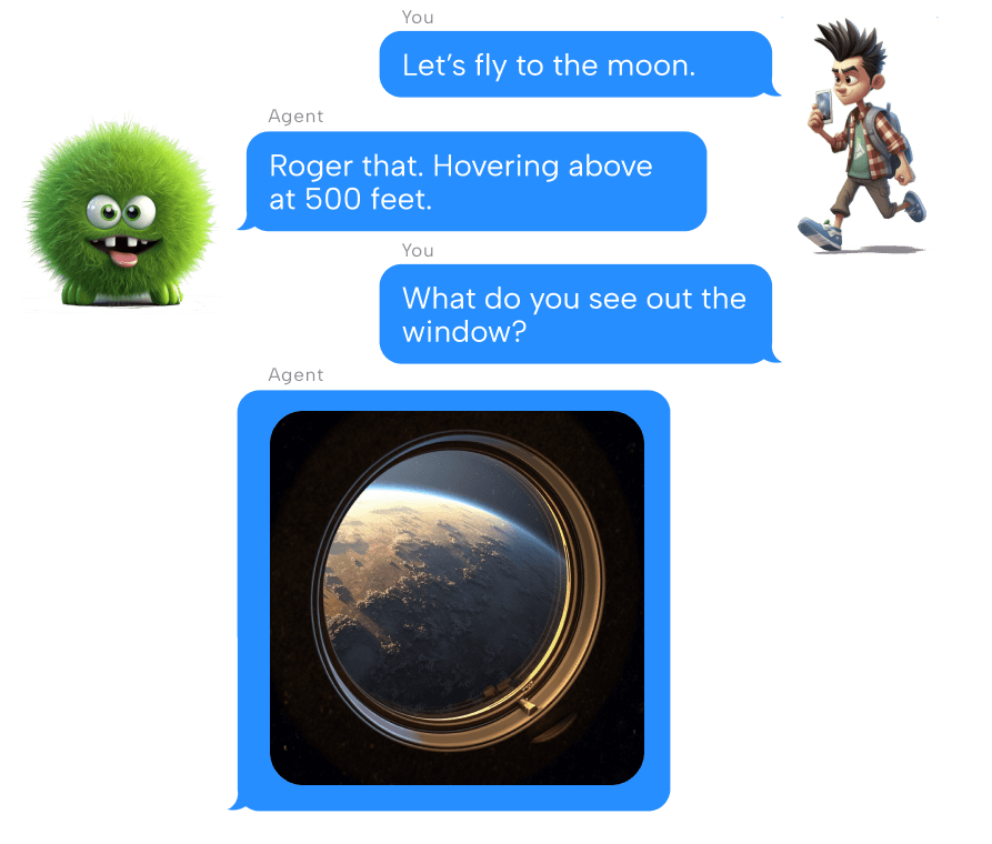 Generate and send images.